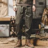In 2023, loose-fitting men's straight-leg casual pants in trendy colors, a laid-back and youthful style, and trendy workwear pants are all in vogue Specification image